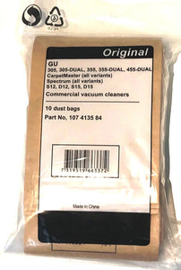 Advanced Spectrum Vacuum Cleaner S-12 Series Paper Bags 10 Pk Part # 1471058500
