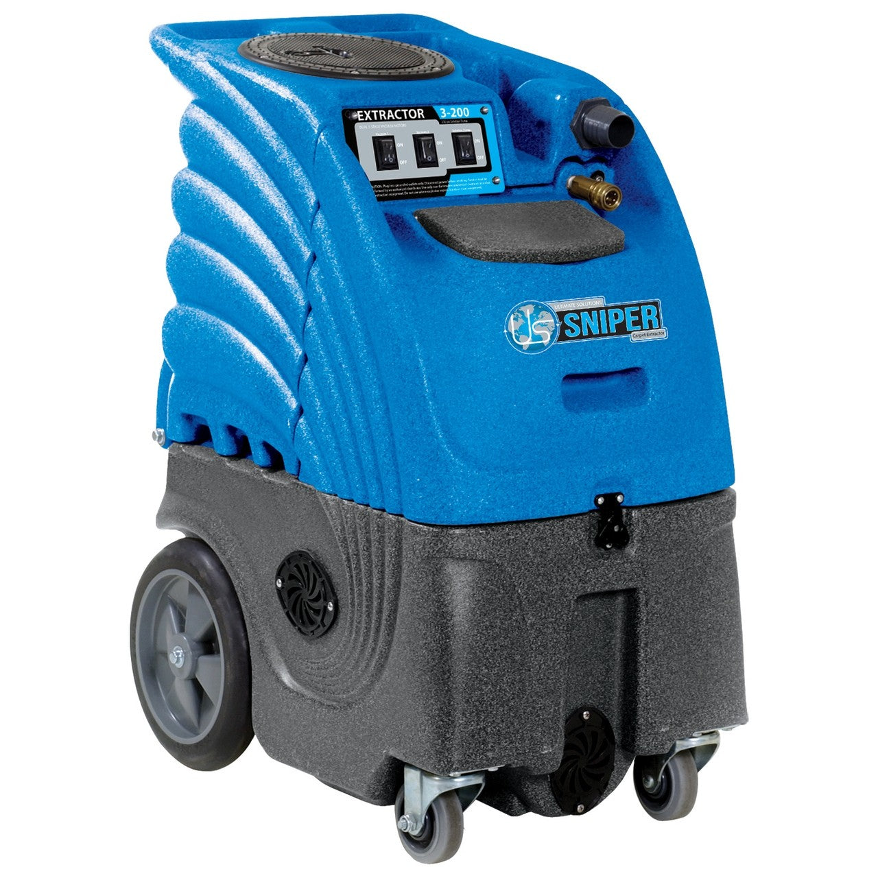 Sandia 86-2100 Dual 2 Stage Vacuum Motor Sniper Commercial Extractor, 6 Gallon Capacity, 100 psi Pump