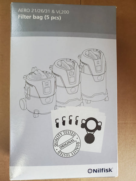 Nilfisk Dust Bag (302002404) (Always use on HEPA machines) please see new packaging!
