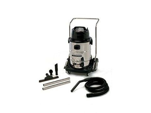 Powr-Flite PF55 Wet Dry Vacuum with Stainless Steel Tank and Tool Kit, 20 gal Capacity - CalCleaningEquipment
