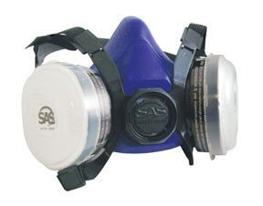 SAS Safety 8661-93 Bandit Halfmask Respirator, OV Cartridge with N95 Filter - Large by SAS Safety - CalCleaningEquipment