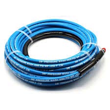 Legacy 50 ft 3/8" Blue Non-Marking 3000psi Pressure Washer Hose - CalCleaningEquipment
