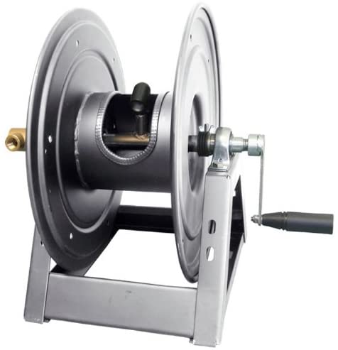General Pump DHRA50150 3/8 x 150' Charcoal Grey Steel Hose Reel with –  CalCleaningEquipment