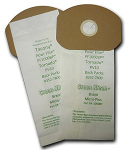 Green Klean GK-1000BP Replacement Vacuum Bags (Pack of 100)
