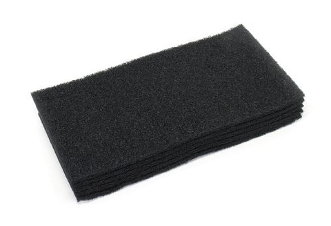 Clarke Black stripping pad, 14 inch X 20 inch (51 cm X 36 cm), case of 5ea - CalCleaningEquipment