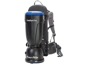 Powr-Flite BP6P Comfort Pro Premium Backpack Vacuum, 6 quart Capacity - CalCleaningEquipment
