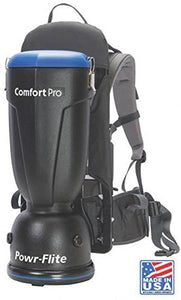 Powr-flite 6qt. Standard Style Comfort Pro Backpack Vacuum - CalCleaningEquipment