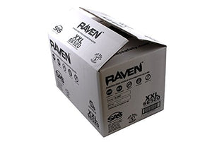 SAS Safety 66520 Raven Powder-Free Disposable Black Nitrile 6 Mil Gloves, Dou... - CalCleaningEquipment