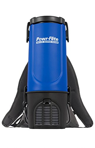 Powr-Flite BP4S Pro-Lite Backpack Vacuum, 22.5" Height, 9.5" Length - CalCleaningEquipment