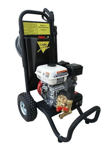 Cam Spray 2700HX Cart Mount Gas Powered Cold Water Pressure Washer, 2700 psi, 50' Hose