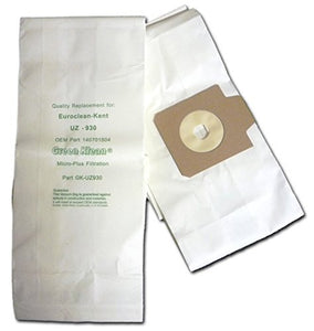 Green Klean GK-UZ930 Nilfisk Advance Replacement Vacuum Bags for GD930 & UZ930 Canister Vacs - 10 per Case - Case of 10