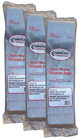 Nilfisk Advance Spectrum, Clarke, CarpetMaster Vacuum Cleaner Allergy Bags + 6 Pre motor Filters + 3 Exhaust Filters 1471058500, 147 1058 500, 147 1059 500, 1471059500, 147 0966 500