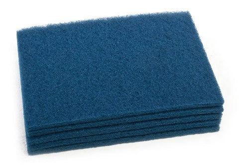 Clarke Blue scrubbing pad, 14 inch X 20 inch (51 cm X 36 cm) case of 5ea (997021) - CalCleaningEquipment