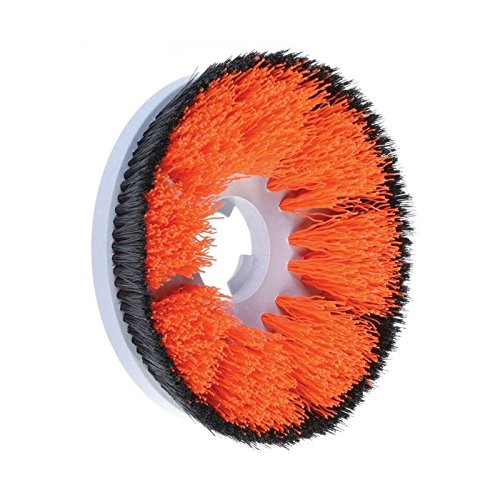 Motor Scrubber Aggressive Duty Brush With Splash Guard, 1 Each