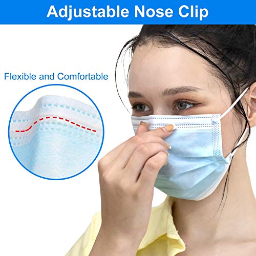 Disposable Face Masks, Face Masks of 50 Pack Disposable Mask