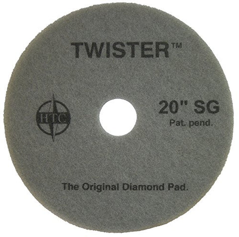 Americo Manufacturing 434920 Twister Diamond Coated SuperGloss Floor Pad (2 Pack), 20" - CalCleaningEquipment