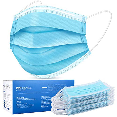 Disposable Face Masks, Face Masks of 50 Pack Disposable Mask