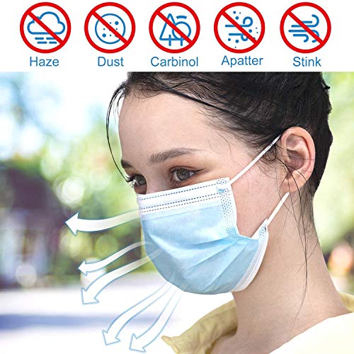 Disposable Face Masks, Face Masks of 50 Pack Disposable Mask