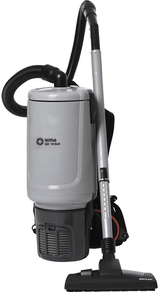 Nilfisk GD10 Back HEPA Vacuum, 120V, 2-3/5 Gal.