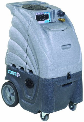 Sandia 80-3300-H Dual 3 Stage Vacuum Motor Sniper Commercial Extractor with 2000 Watt In-Line Heater, 12 Gallon Capacity, 300 psi Adjustable Pump - CalCleaningEquipment