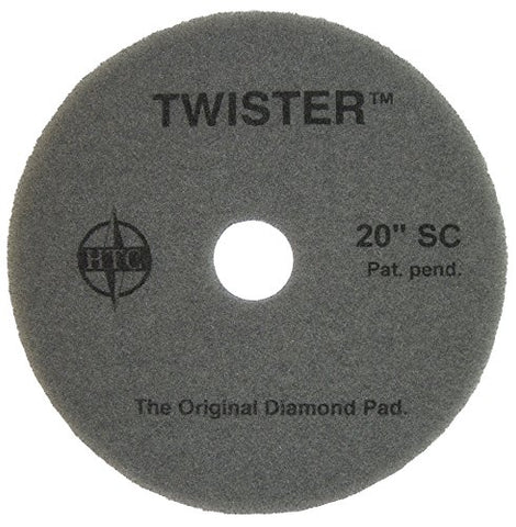 Americo Manufacturing 434813 Twister Diamond Coated SuperClean Floor Pad (2 Pack), 13" - CalCleaningEquipment