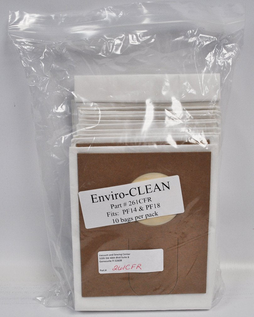 Powr-Flite Vacuum Cleaner Bags Models: PF14, PF18, CFR14, CFR18