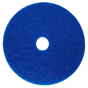 Floor Pad 17 Inch Diameter Blue Stripping Buffer Polish Scrub Americo (5 Pieces) - CalCleaningEquipment