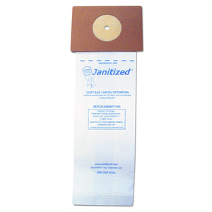 Janitized JANCXLT2 Vacuum Filter Bags Designed to Fit Nobles Lite Trac/Tennant Viper (Case of 100) - CalCleaningEquipment