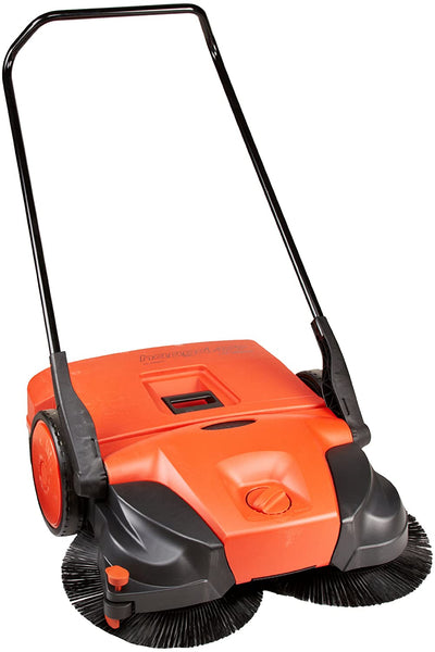 Haaga 477 Profi-line Deluxe Manual Triple Brush Sweeper, 31" Width,Red,50 Litres