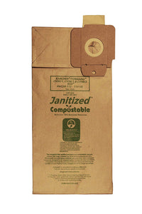 Janitized COM-KACV30-4(5) Compostable Premium Replacement Commercial Vacuum Paper Bag for Karcher/Tornado CV30/1 and CV38/1, NSS Pacer 112-115UE Vacuum Cleaners (Pack of 50) - CalCleaningEquipment