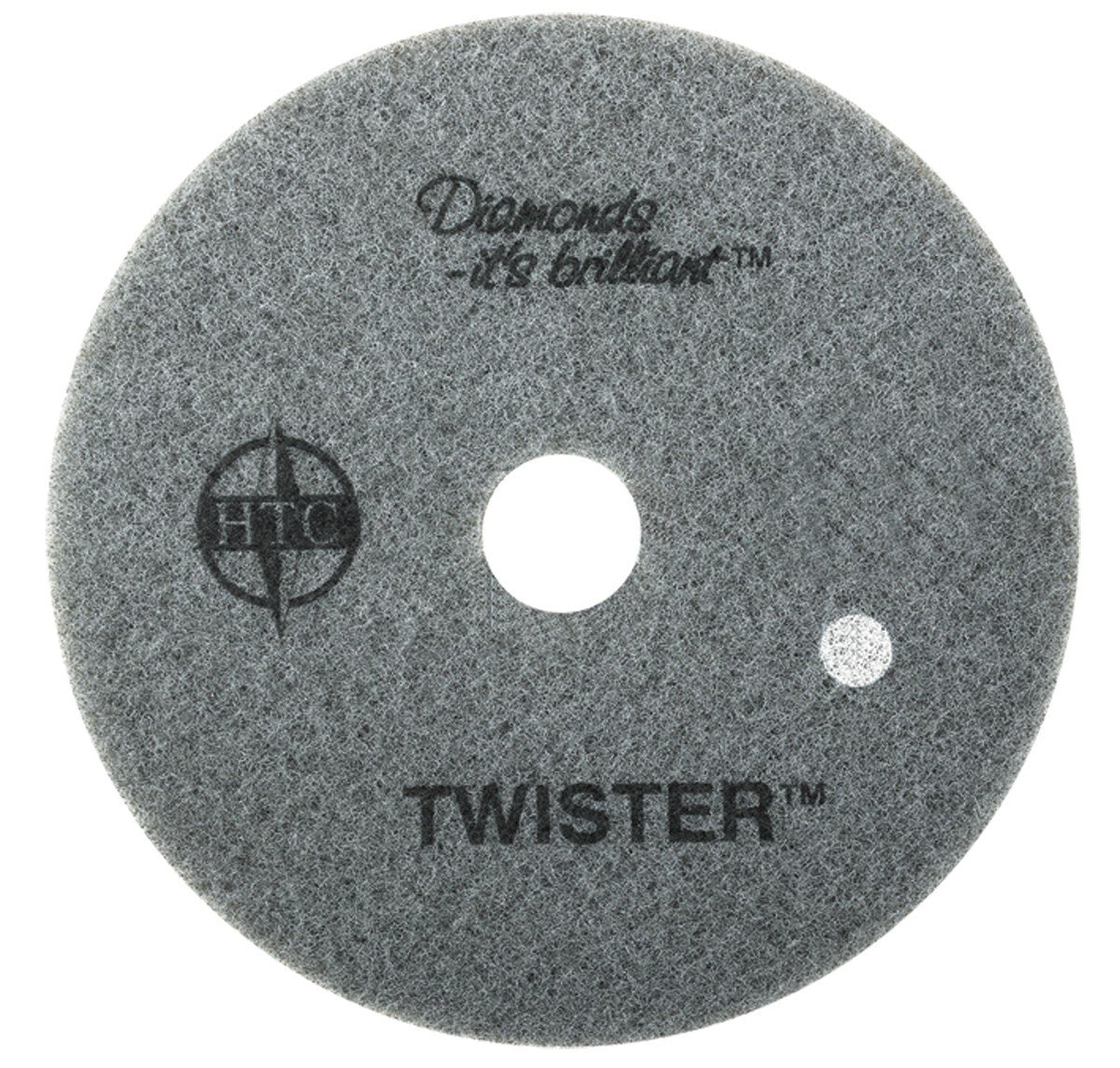 Twister Diamond Cleaning System 24" White Floor Pad - 800 Grit - 2 per case