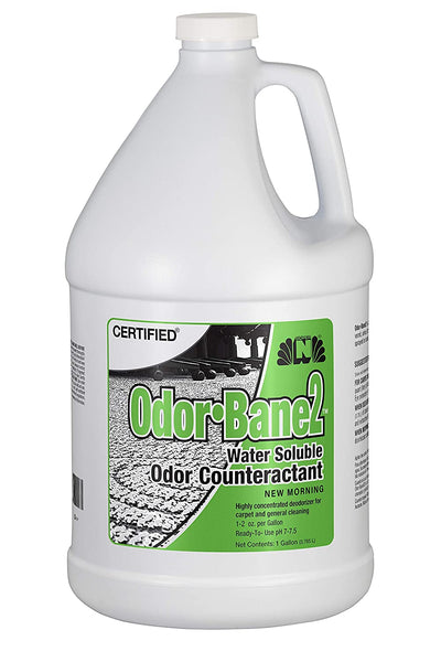 Nilodor Odor-Bane2 Water Soluble Deodorizer Concentrate, New Morning, 1 Gallon (128 NBN)