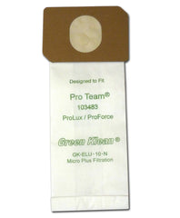 Green Klean GK-ELU-10 Replacement Vacuum Bags (Pack of 100)