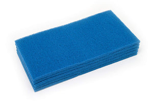 Clarke Blue scrubbing pad, rectangular, 14 inch X 28 inch (36 X 71 cm), case of 5ea (997006) - CalCleaningEquipment