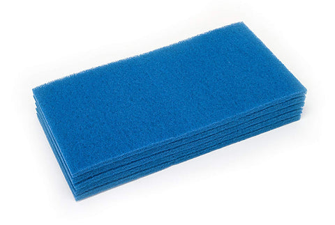 Clarke Blue scrubbing pad, rectangular, 14 inch X 28 inch (36 X 71 cm), case of 5ea (997006) - CalCleaningEquipment