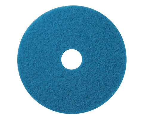 Americo Manufacturing 400420 Blue Cleaner Floor Scrubbing Pad (5 Pack), 20" - CalCleaningEquipment