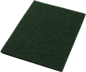 Americo Manufacturing 40031428 Green Scrub Floor Scrubbing Pad Rectangle (5 Pack), 14" x 28"