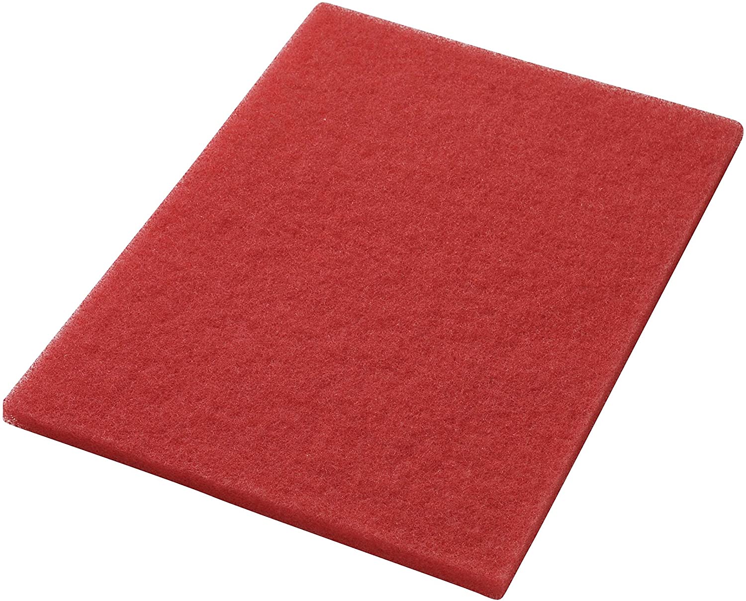 Americo Manufacturing 40441420 Red Buffing Floor Pad Rectangle (5 Pack), 14" x 20"