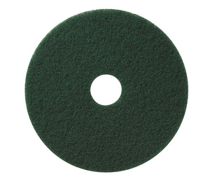 Americo Manufacturing 400318 Green Scrub Floor Scrubbing Pad (5 Pack), 18" - CalCleaningEquipment