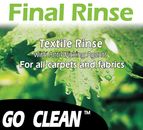 GoClean FINAL RINSE Textile Rinse for Carpet and Fabric - CalCleaningEquipment