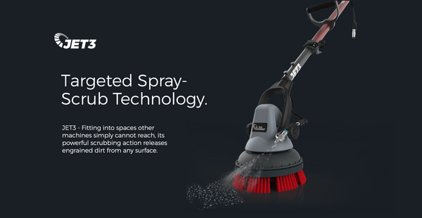 JET3  – The Ultimate Industrial Floor Scrubber